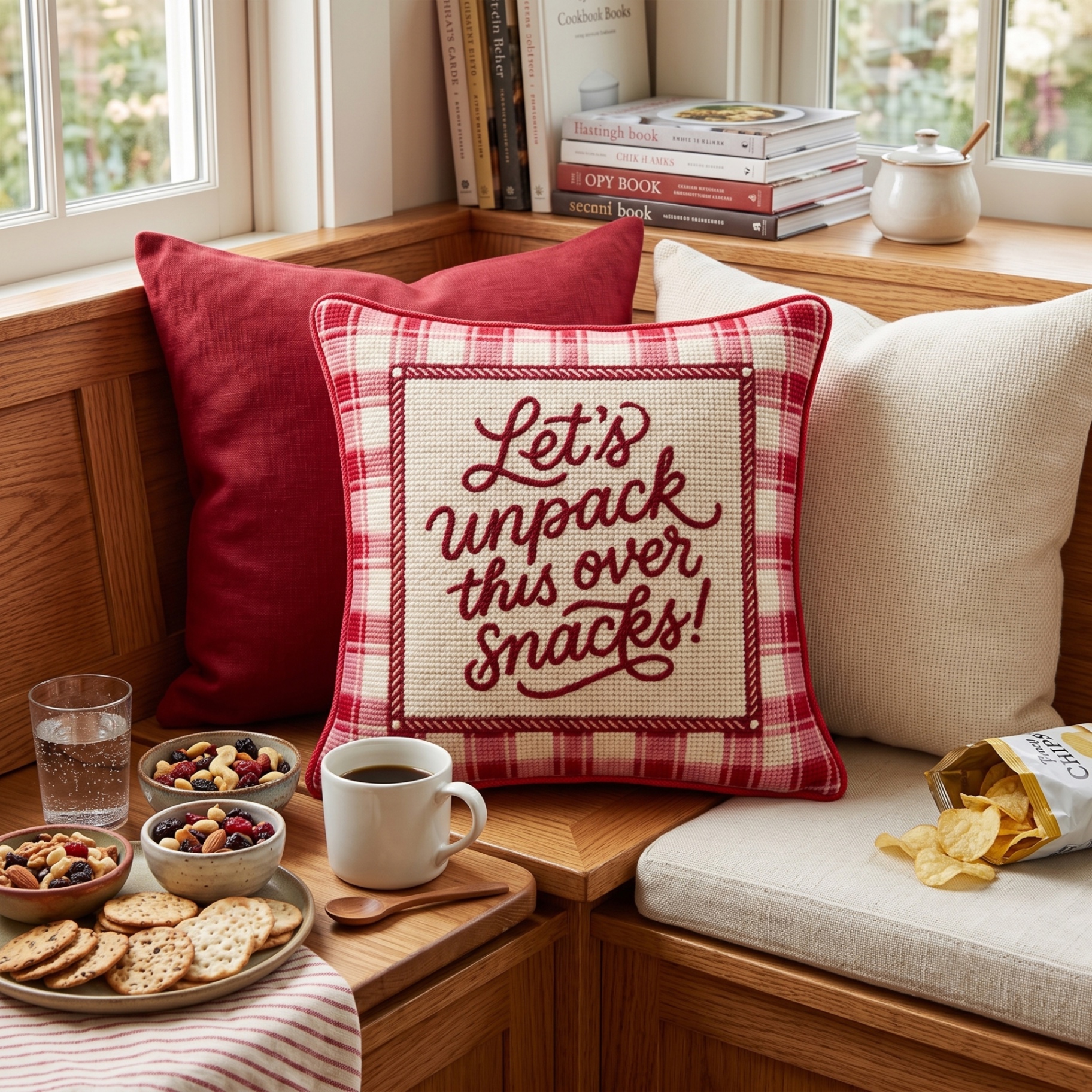 Sunday on the velvet sofa — Treat Yo Self in mustard